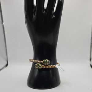 NEW Ann Taylor Gold and Silver Twist Bracelet
